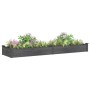 Fioriera Giardino con Fodera Grigia 240x60x25 cm Massello Abete