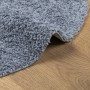 Tappeto Shaggy PAMPLONA a Pelo Lungo Moderno Blu Ø 80 cm