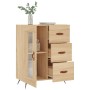 Credenza Rovere Sonoma 69,5x34x90 cm in Legno Multistrato