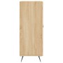 Credenza Rovere Sonoma 69,5x34x90 cm in Legno Multistrato