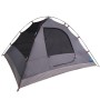 Tenda da Campeggio a Cupola per 3 Persone Blu Impermeabile