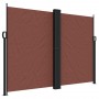 Tenda da Sole Laterale Retrattile Marrone 180x600 cm