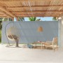 Tenda Laterale Retrattile per Patio 220x600 cm Grigia