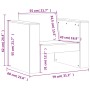 Set Salotto da Giardino 2 pz in Legno Massello di Douglas