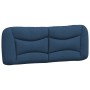 Giroletto con Testiera Blu 140x190 cm in Tessuto
