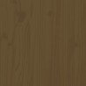 Giroletto con Testiera Miele 200x200 cm in Legno Massello