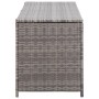 Baule da Giardino Grigio 120x50x60 cm in Polyrattan