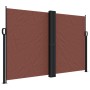 Tenda da Sole Laterale Retrattile Marrone 160x1000 cm