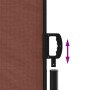 Tenda da Sole Laterale Retrattile Marrone 160x1000 cm