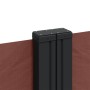 Tenda da Sole Laterale Retrattile Marrone 160x1000 cm