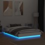 Giroletto con Luci LED Bianco 140x190 cm