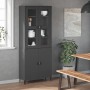 Piano per Credenza VIKEN Antracite in Legno Multistrato