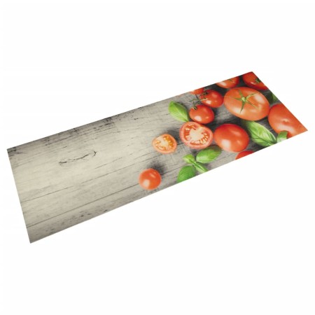 Tappeto da Cucina Lavabile Pomodori 60x180 cm in Velluto