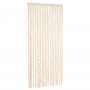 Tenda Antimosche Beige e Bianca 90x200 cm in Ciniglia