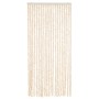 Tenda Antimosche Beige e Bianca 90x200 cm in Ciniglia
