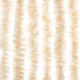 Tenda Antimosche Beige e Bianca 90x200 cm in Ciniglia