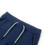 Pantaloncini per Bambini con Coulisse Blu Scuro 140