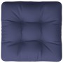 Cuscino per Pallet Blu Marino 60x60x12 cm in Tessuto