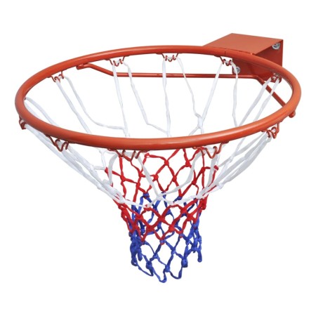 Set Canestro da Basket con Rete Arancione 45 cm