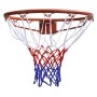 Set Canestro da Basket con Rete Arancione 45 cm