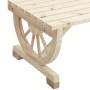 Tavolo da Giardino 115x55x65 cm in Legno Massello di Abete