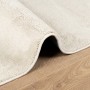 Tappeto OVIEDO a Pelo Corto Beige 120x120 cm