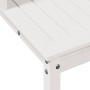 Tavolo Invaso con Ripiani Bianco 82,5x50x109,5 cm Massello Pino