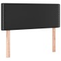 Letto a Molle con Materasso e LED Nero 120x190 cm in Similpelle