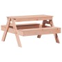 Tavolo da Picnic per Bambini 88x97x52 cm Legno Massello Douglas