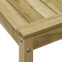 Tavolo Invaso con Ripiano 82,5x50x75cm Legno Impregnato di Pino