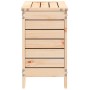 Poggiapiedi da Giardino 62x31,5x52 cm Legno Massello di Pino