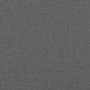 Divano Chesterfield a 3 Posti Grigio Scuro in Tessuto