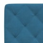 Letto con Materasso Blu 140x190 cm in Velluto