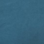 Letto con Materasso Blu 140x190 cm in Velluto