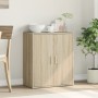 Credenza Rovere Sonoma 60x31x70 cm in Legno Multistrato