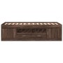 Divano Letto con Cassetti Rovere Marrone 90x190 cm Multistrato
