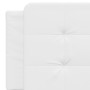 Cuscino Testiera Bianco 160 cm in Similpelle