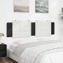 Cuscino Testiera Bianco e Nero 180 cm in Similpelle