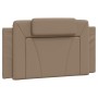 Letto con Materasso Cappuccino 100x200cm Similpelle