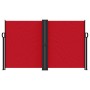 Tenda da Sole Laterale Retrattile Rossa 140x600 cm