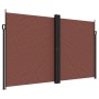 Tenda da Sole Laterale Retrattile Marrone 200x600 cm