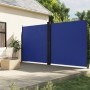 Tenda da Sole Laterale Retrattile Blu 220x600 cm