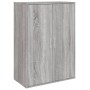 Credenza Grigio Sonoma 60x31x84 cm in Legno Multistrato