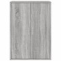 Credenza Grigio Sonoma 60x31x84 cm in Legno Multistrato