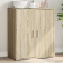 Credenza Rovere Sonoma 79x38x80 cm in Legno Multistrato