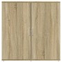 Credenza Rovere Sonoma 79x38x80 cm in Legno Multistrato