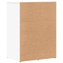 Credenza Bianca 59x39x80 cm in Legno Multistrato