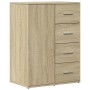 Credenza Rovere Sonoma 59x39x80 cm in Legno Multistrato