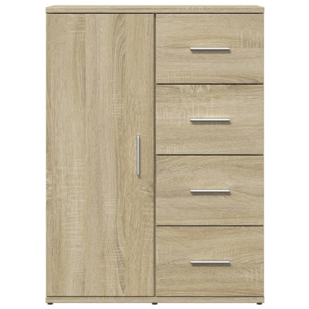 Credenza Rovere Sonoma 59x39x80 cm in Legno Multistrato