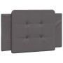 Letto con Materasso Grigio 90x190 cm in Similpelle